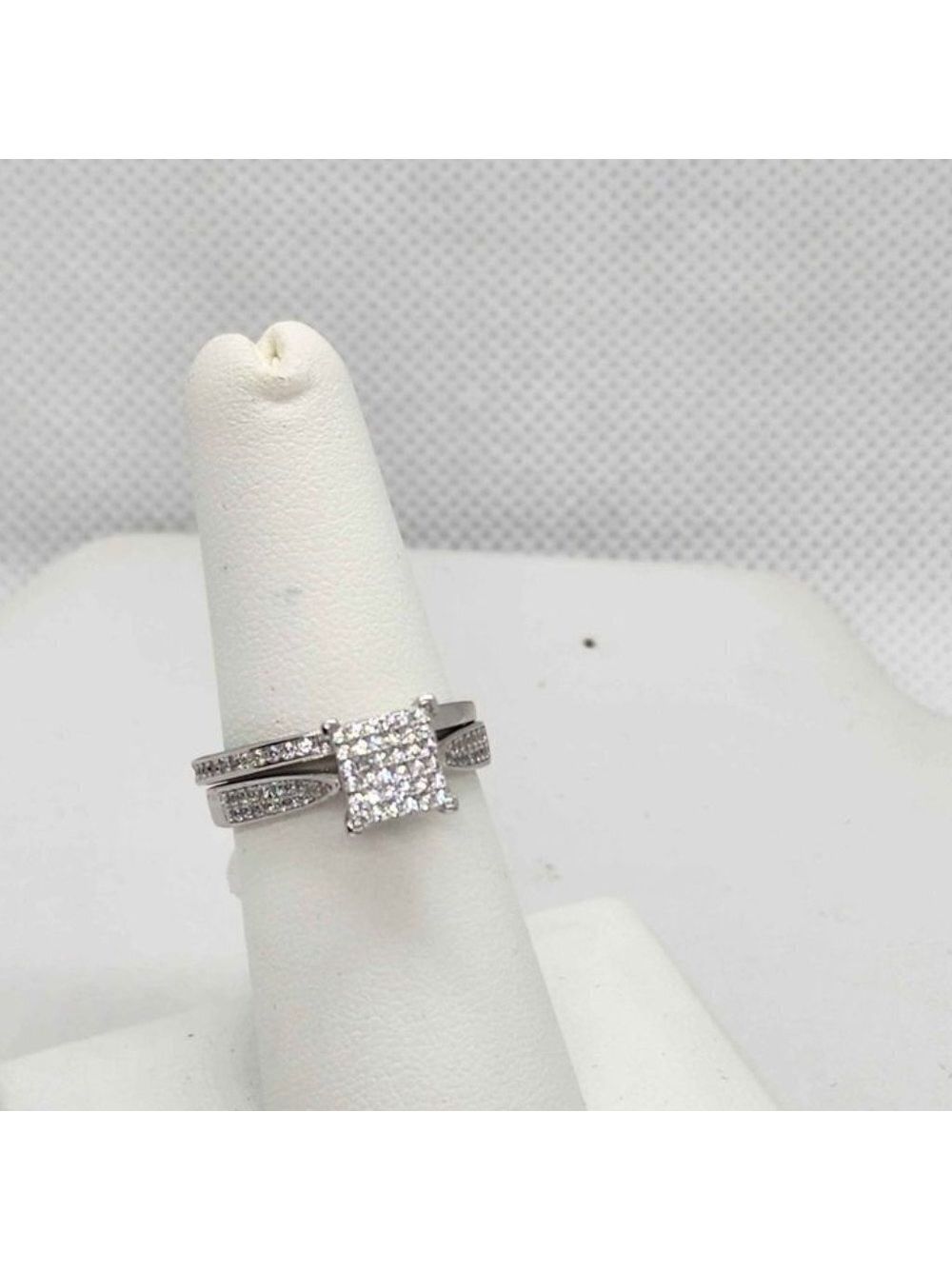 Brand New Sterling Silver 925 2 Pcs Ring